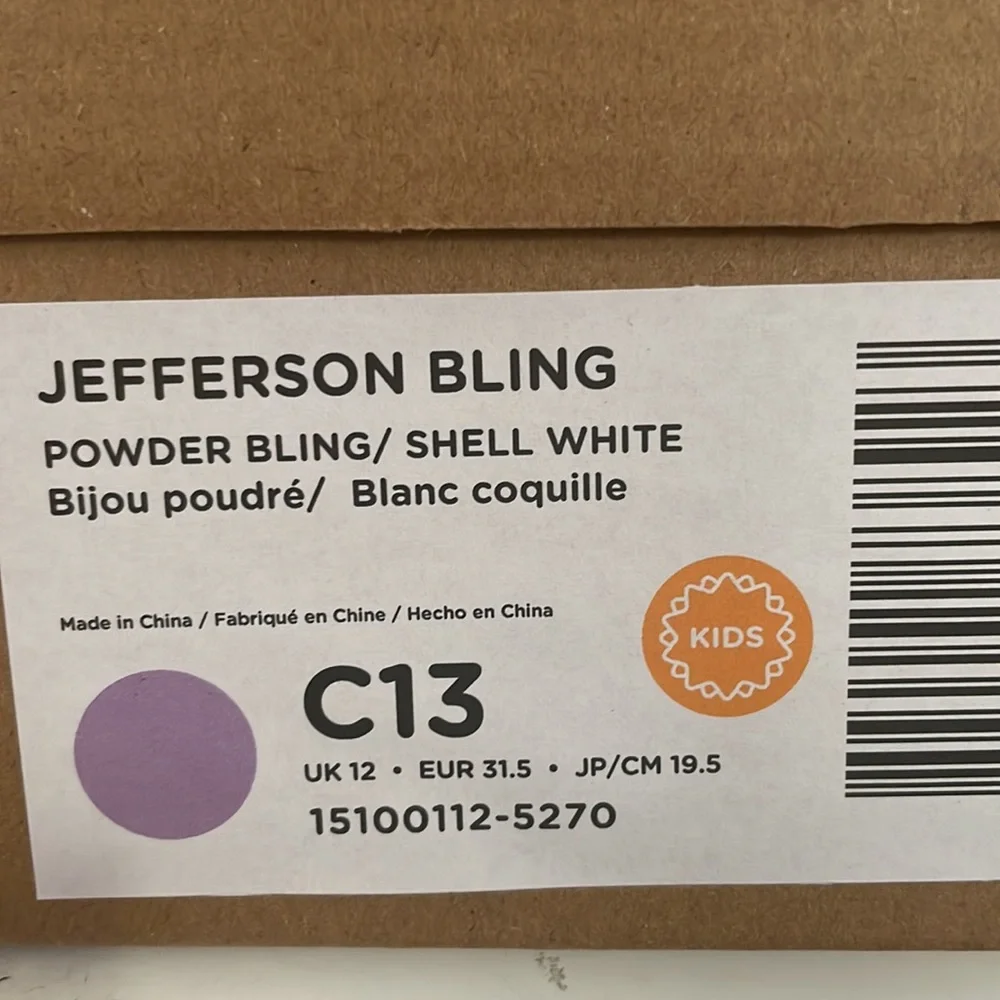 Native shoes Jefferson Bling Powder Bling/ Shell White - Picture 9 of 14